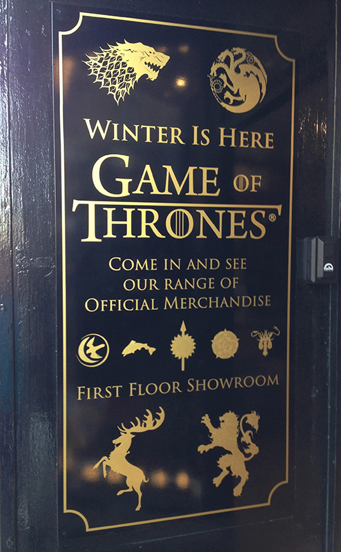Ancestral Name Game of Thrones Sign
